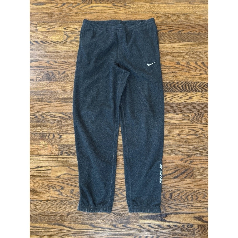 Vintage Y2K Nike Classic Swoosh Graphic Logo Gray Sweatpants - Size S